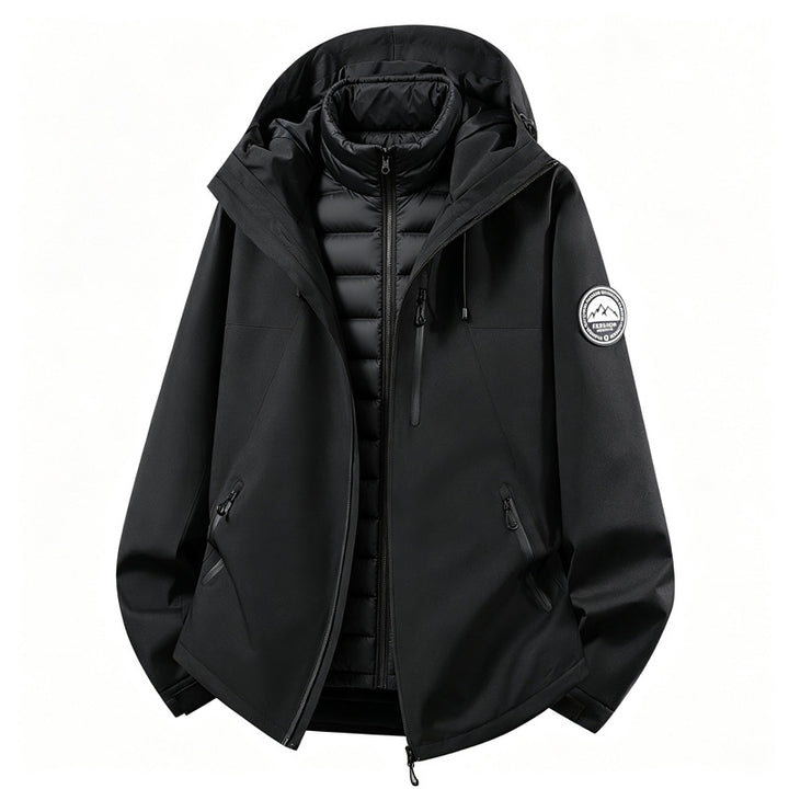 Women's combinable softshell outdoor jacket with removable padded inner jacket Mune Fashion