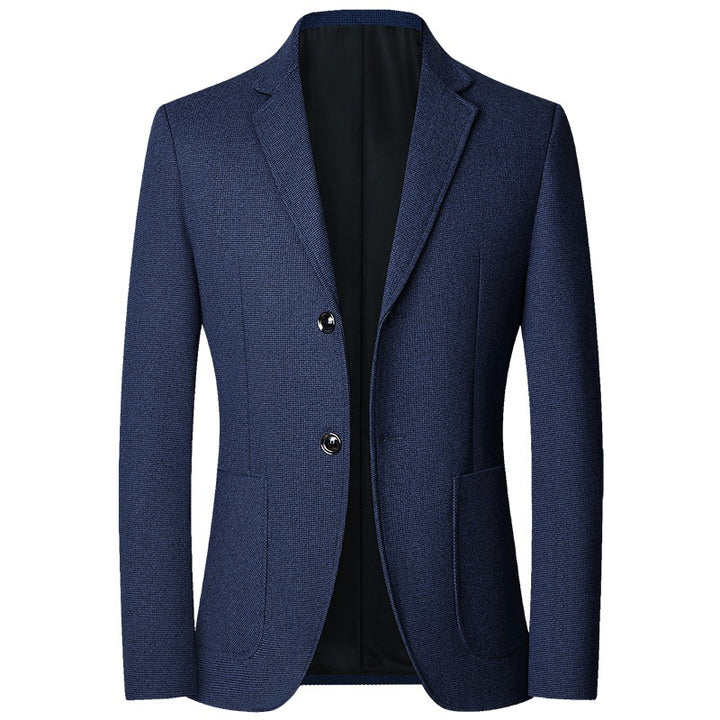 Men's Slim Fit Blazer with fine structure and classic button placket Mune Fashion