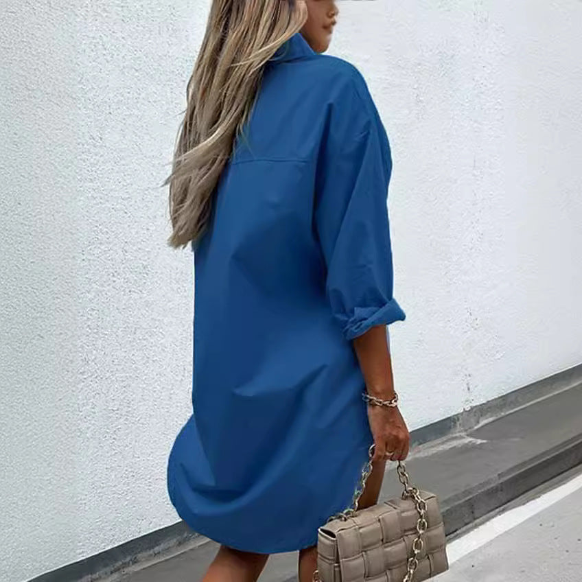 Women's shirt-style oversized blouse dress Mune Fashion