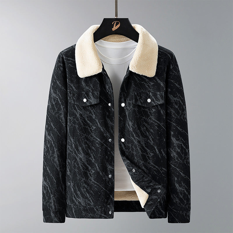 Men's Fashion Cord Jacket with Stylish Design Mune Fashion