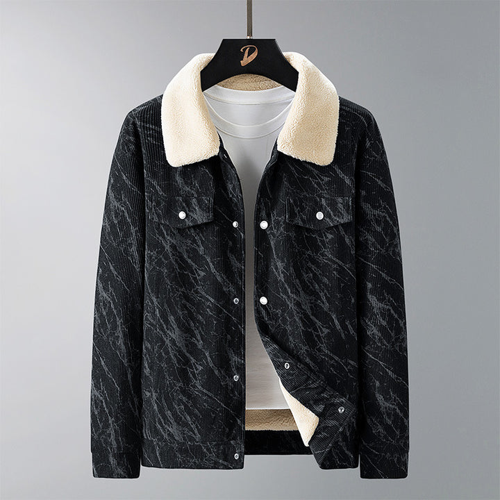 Men's Fashion Cord Jacket with Stylish Design Mune Fashion