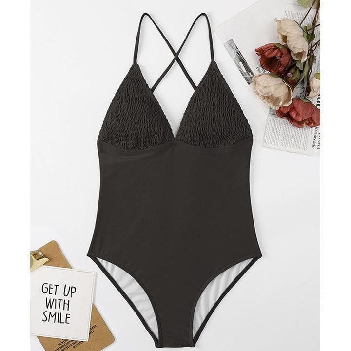 Women's High-Cut One-Piece Swimsuit Mune Fashion