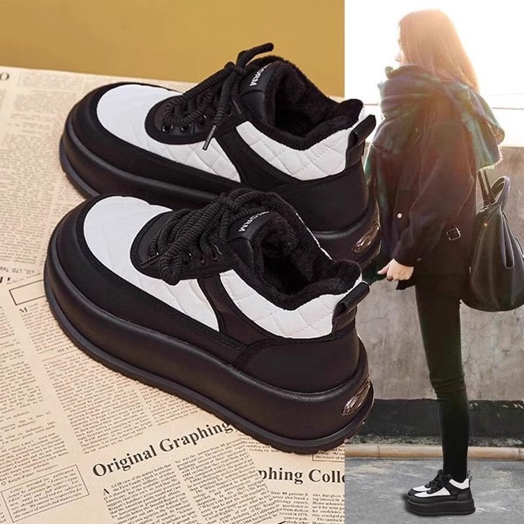 Women’s Stylish Platform Sneakers with Quilted Design Mune Fashion