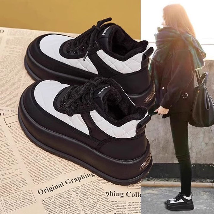 Women’s Stylish Platform Sneakers with Quilted Design Mune Fashion