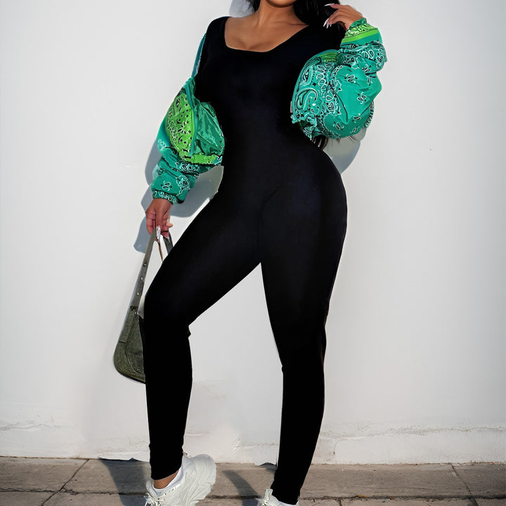 Women Highly Stretchable Jumpsuit Mune Fashion
