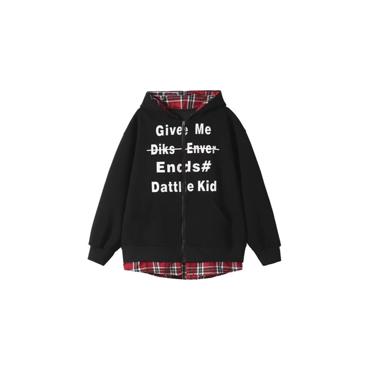 Unisex Stylish Hoodie with Checked Lining Mune Fashion