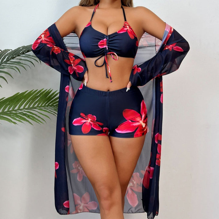 Women's Swimwear Set with Floral Design Mune Fashion