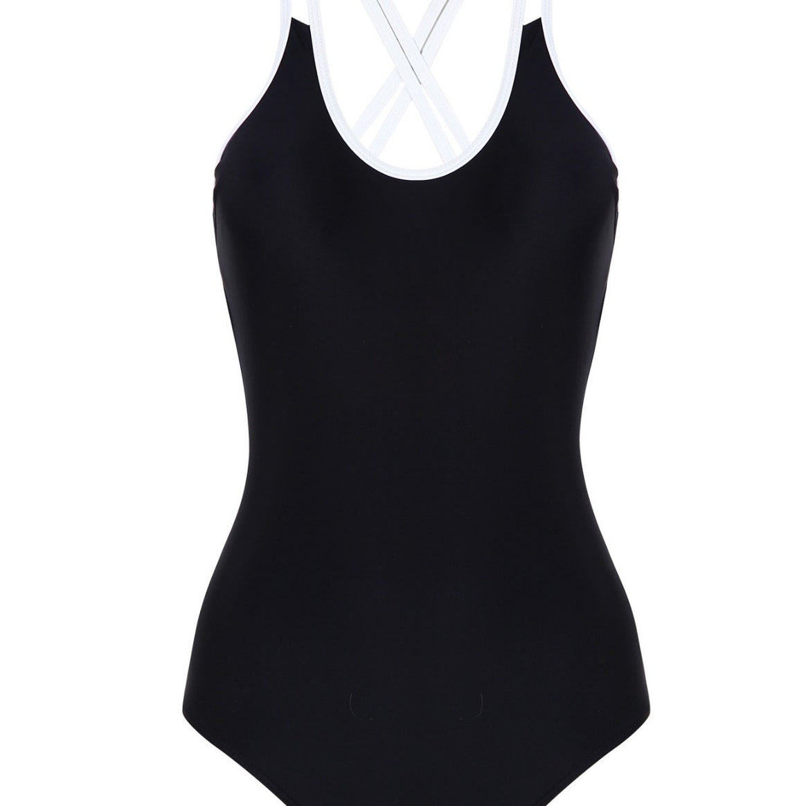 Women's One-Piece Swimsuit with Trendy Cross-Strap Design Mune Fashion
