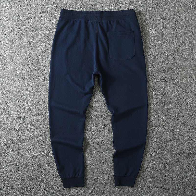 Men's Slim-Fit Fleece Jogging Pants with Elastic Waistband, Drawstring and Brushed Inside Mune Fashion