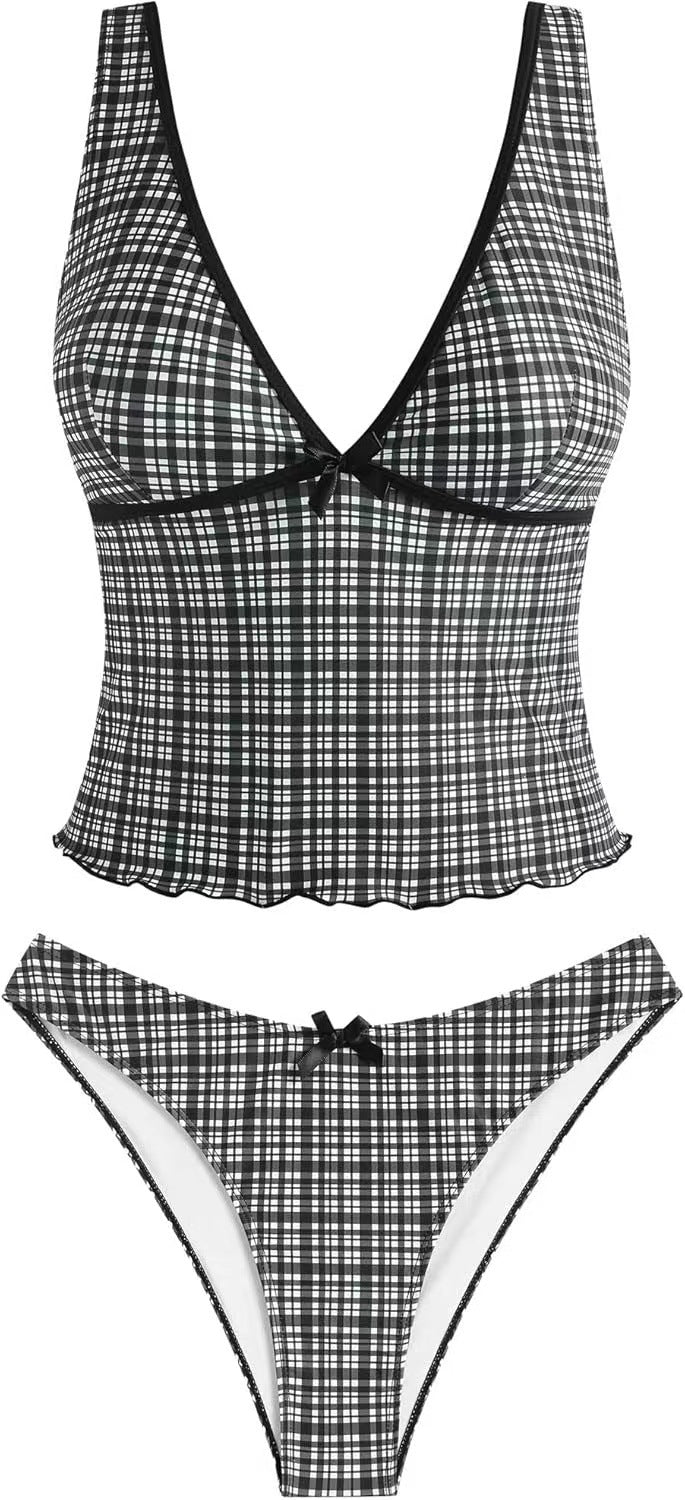 Ladies Bikini Set with flared top and adjustable straps Mune Fashion