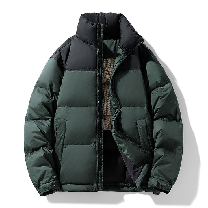 Men's padded jacket with high stand-up collar and thermal lining Mune Fashion