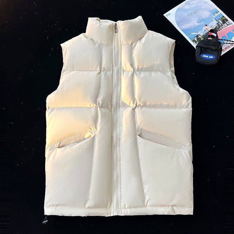 Women's Reversible Vest with High Collar Mune Fashion