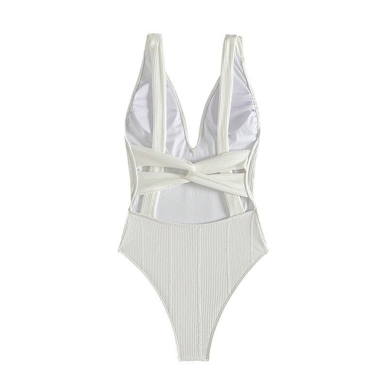 Women's Stylish V-Neck Swimsuit Mune Fashion