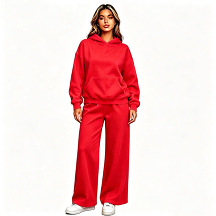 Women Casual Hoodie with Loose Pants Mune Fashion