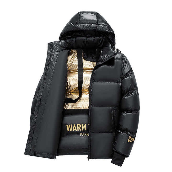 Men's Long Padded Functional Parka with Hood Mune Fashion