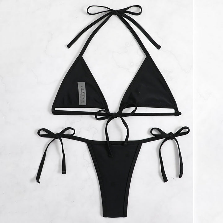 Ladies Triangle Bikini with sophisticated lace-up details Mune Fashion