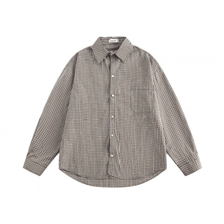 [Unisex Oversize Shirt Jacket in Boxy Cut with Chest Pocket Mune Fashion] Mune Fashion