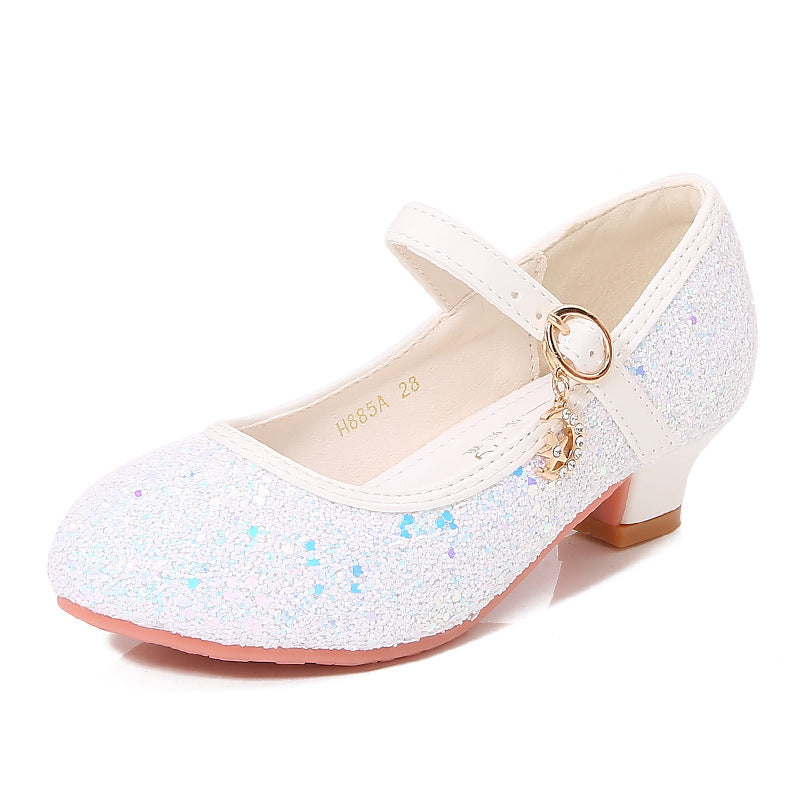 Girls' ballet shoes with adjustable strap and glitter detail Mune Fashion