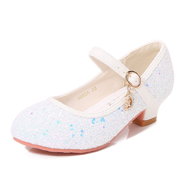 Girls' ballet shoes with adjustable strap and glitter detail Mune Fashion