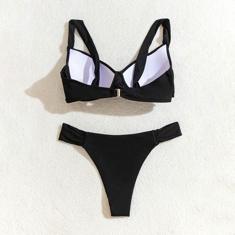 Women's High-Quality Bikini Set with Elegant Wrap Top Mune Fashion