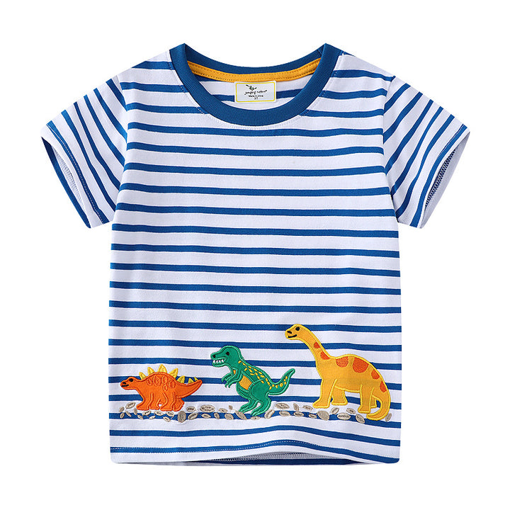 Boys T-shirt with colorful dinosaur motif Mune Fashion