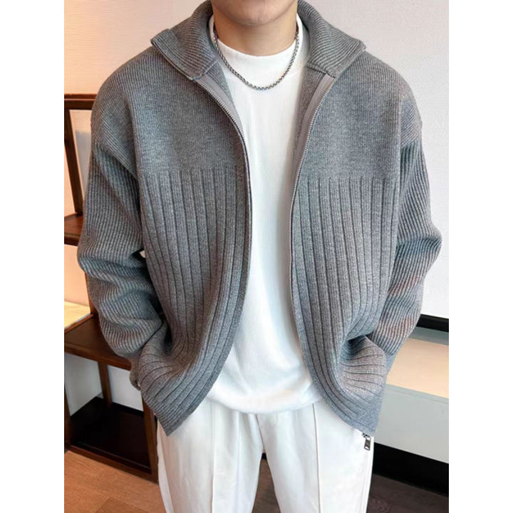 Men's Fashionable Zip-up Cardigan Mune Fashion