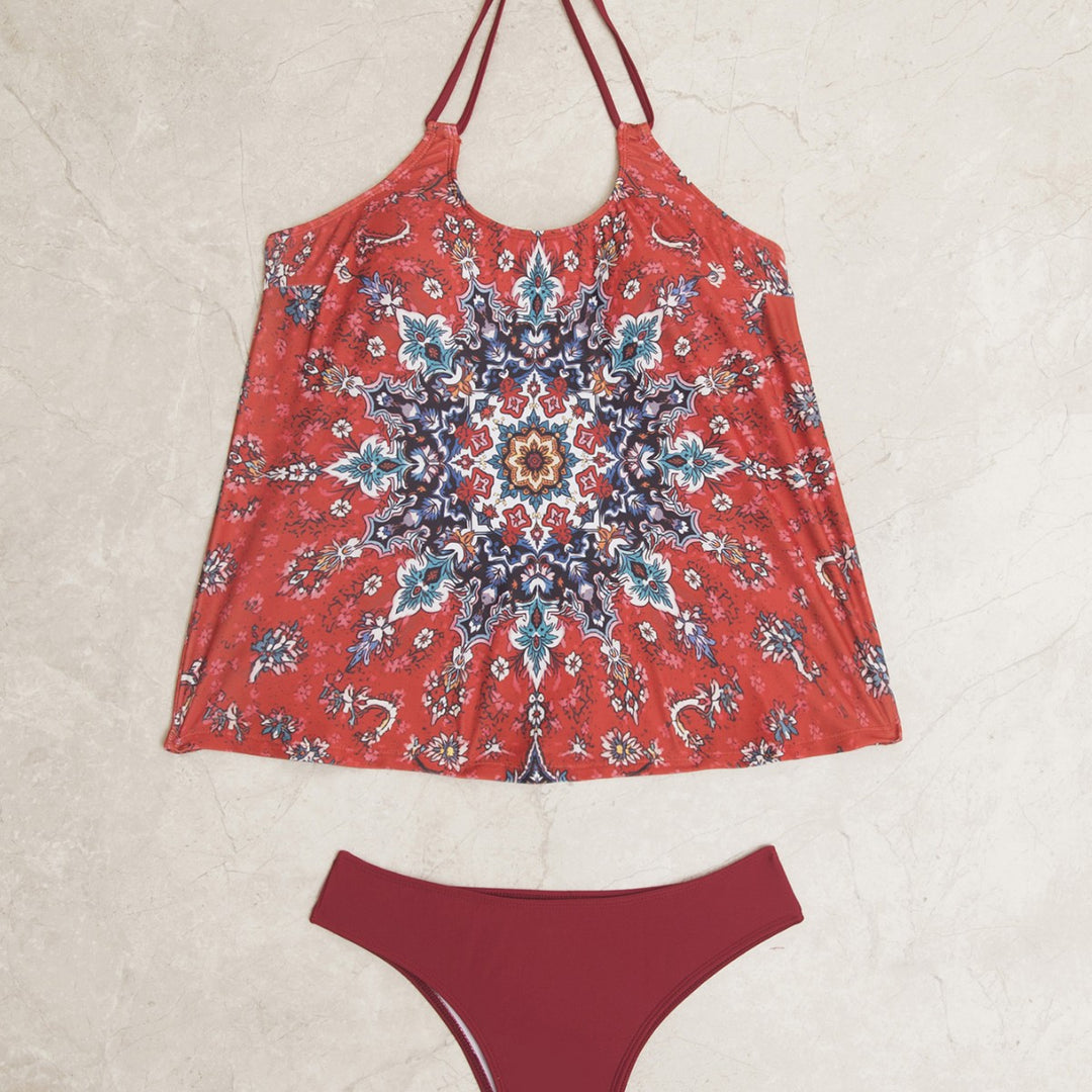 Women's tankini set with stylish pattern and casual cut Mune Fashion