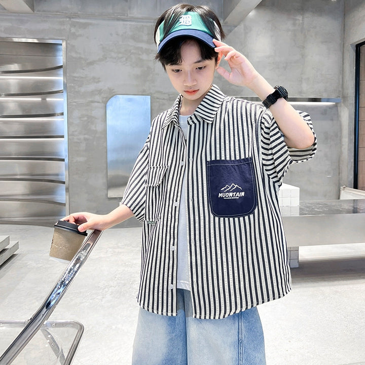 Boys Short Sleeve Shirt Mune Fashion