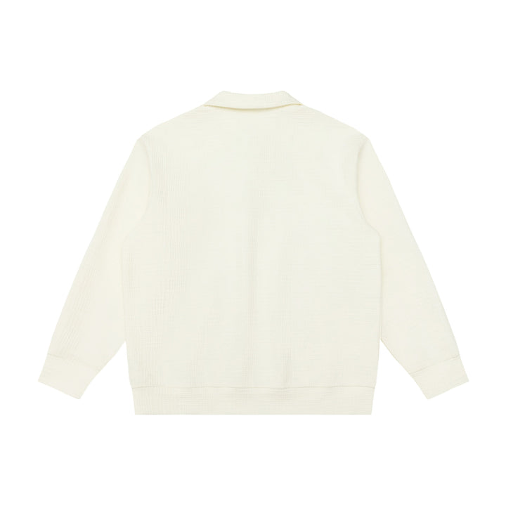 Unisex Waffle Knit Polo Shirt with Polo Collar and Half Button Placket Mune Fashion