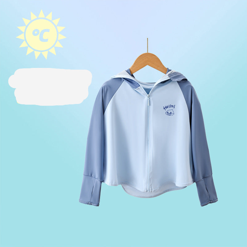 Girls functional UV protection jacket with hood Mune Fashion