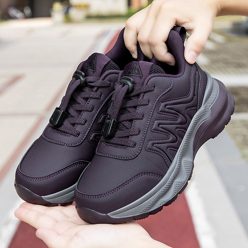 Men's urban comfort sneakers with cord lock, padded heel and shock-absorbing lightweight foam sole Mune Fashion