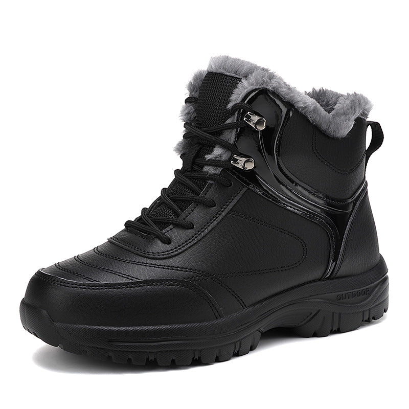 Women Padded Winter Trekking Ankle Boot with Faux Fur Lining and Non-Slip Profile Sole Mune Fashion