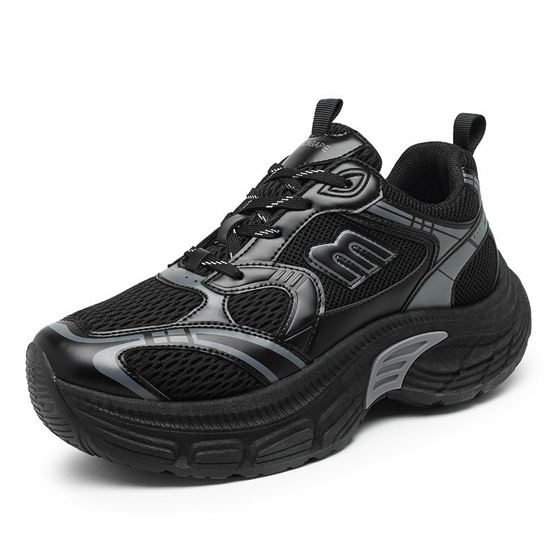 Unisex Voluminous Mesh Runner with breathable upper material and shock-absorbing platform sole Mune Fashion