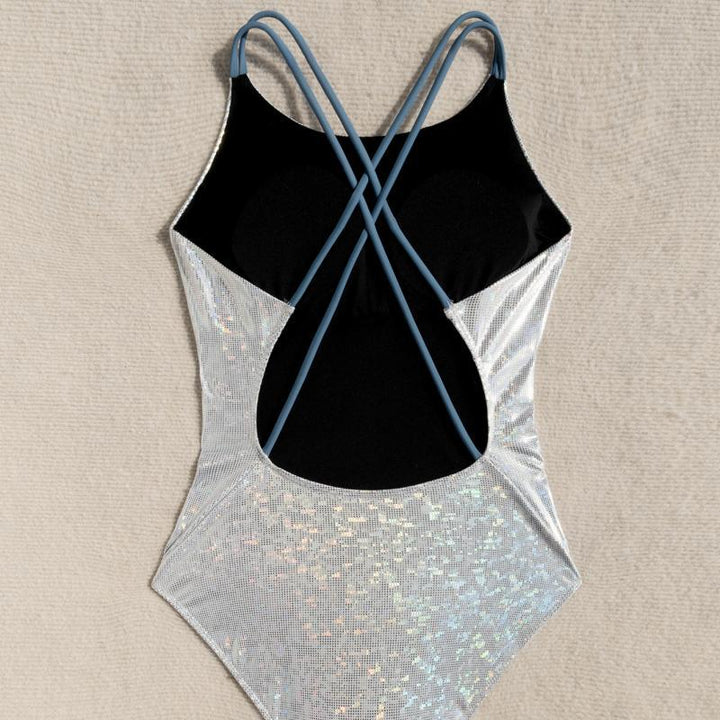 Women's swimsuit with shimmering design and adjustable straps Mune Fashion