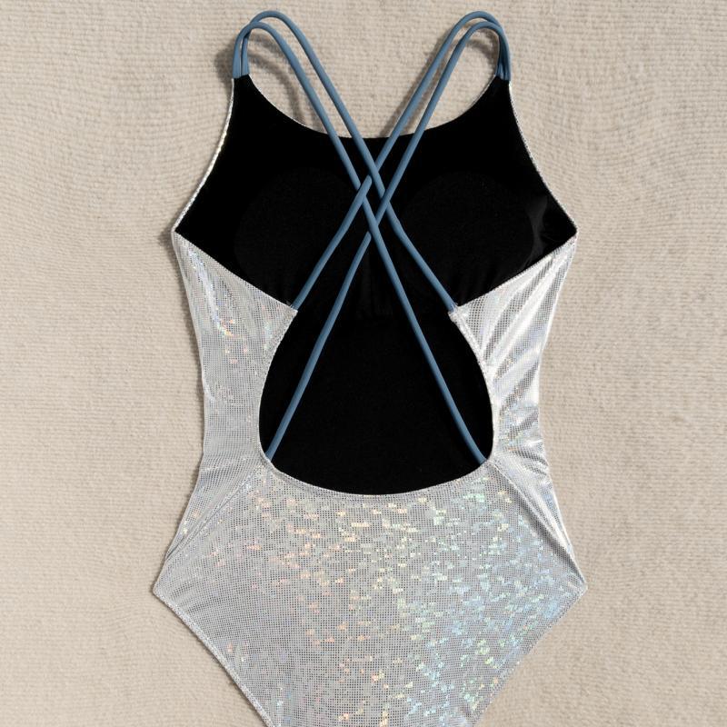 Women's swimsuit with shimmering design and adjustable straps Mune Fashion