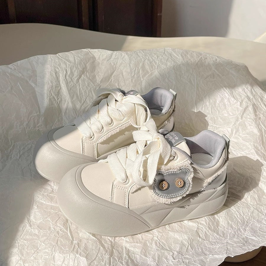 Ladies Trendy Sneakers with unique flower detail Mune Fashion