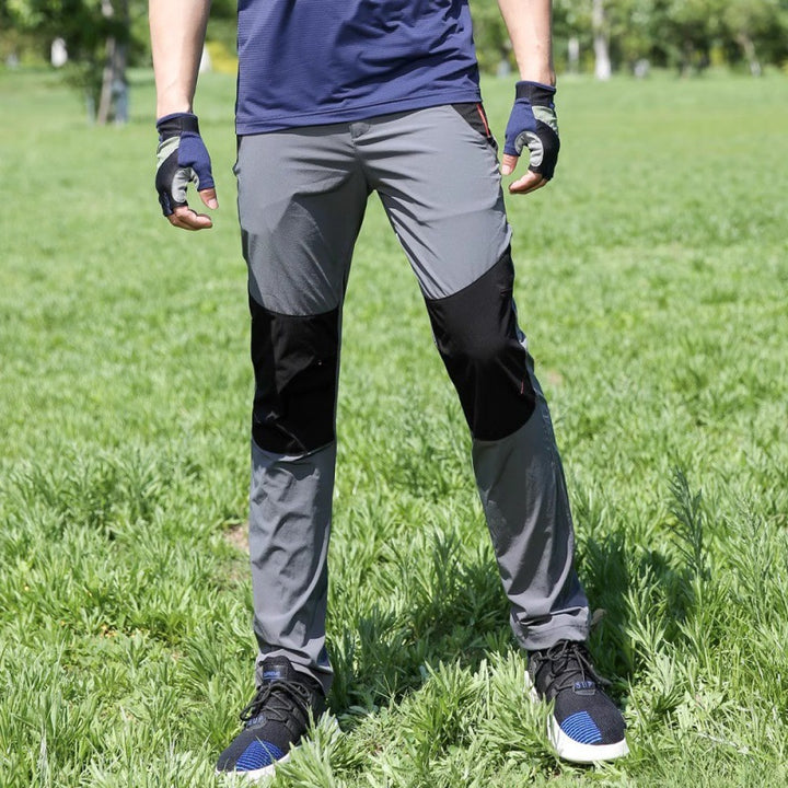 Men's lightweight stretch outdoor pants with reinforced knees and ergonomic fit Mune Fashion