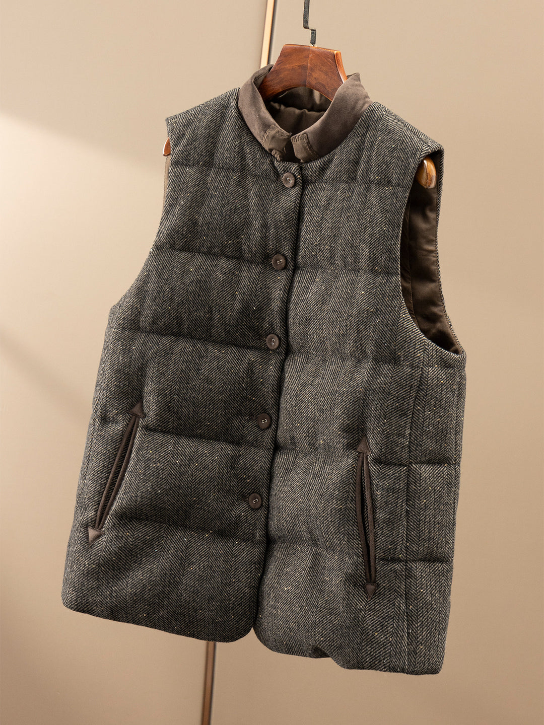 Women Fashionable Padded Vest Mune Fashion