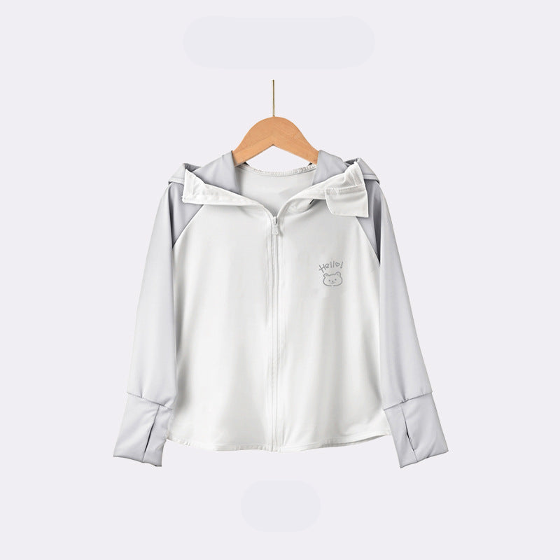 Children's UV protection jacket with hood and breathable properties Mune Fashion