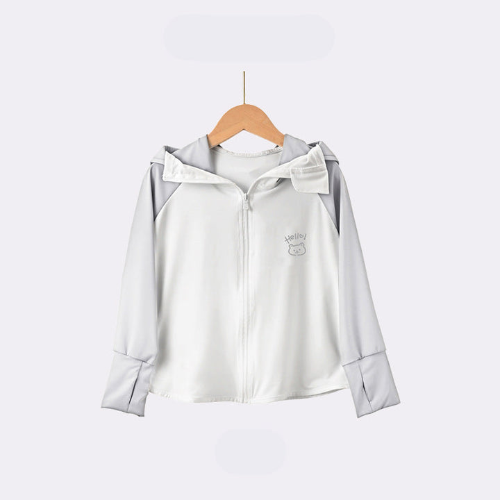 Children's UV protection jacket with hood and breathable properties Mune Fashion