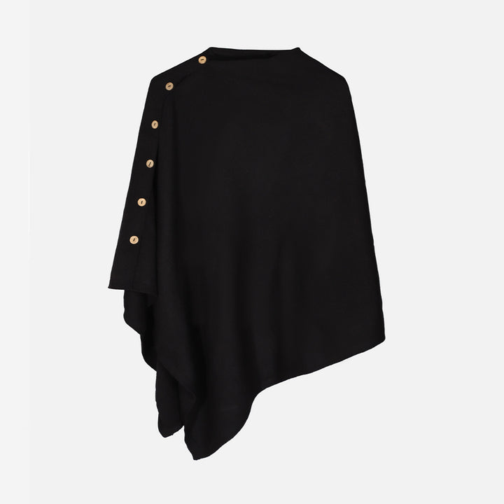 Women Oversize-Oriental Jacquard Cover-Up with Paisley Medallion and Decorative Stitch Mune Fashion
