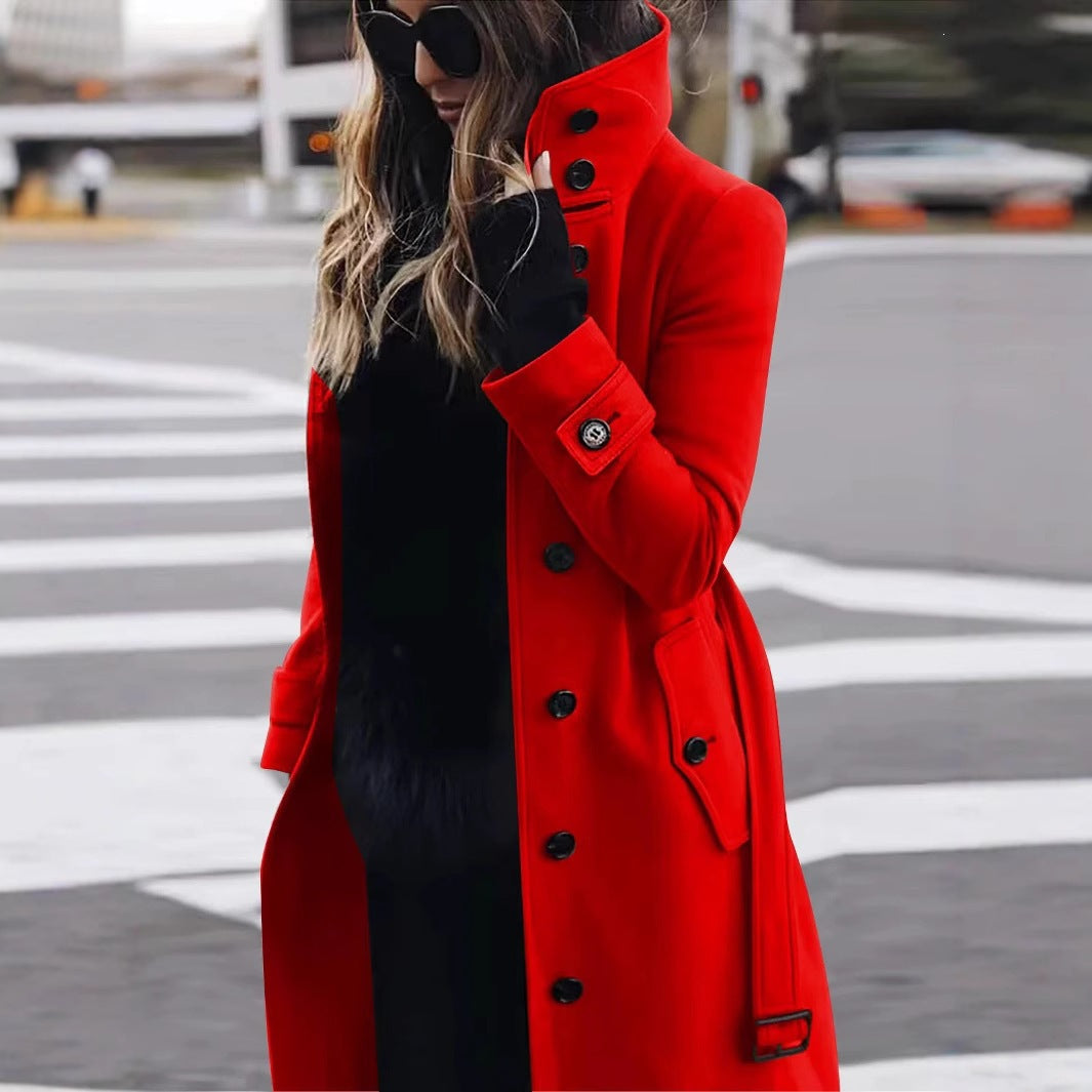 Ladies Elegant Long Coat