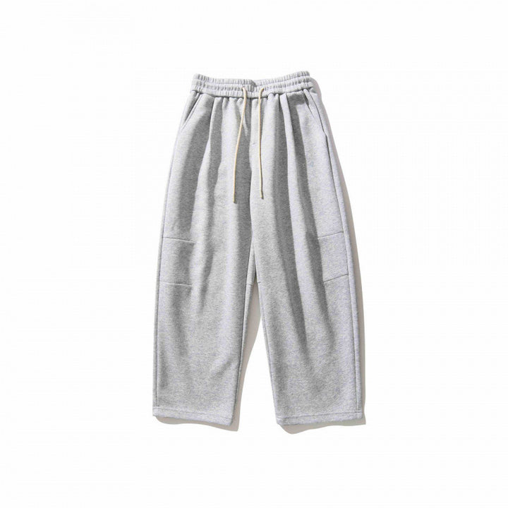 Unisex Wide Relaxed Jogging Pants made of French Terry with high elastic waistband and drawstring Mune Fashion