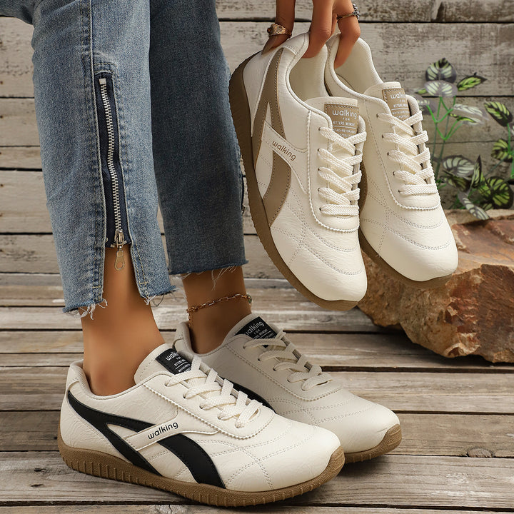 Damen Sportlicher Komfort-Sneaker mit retro-inspirierter Laufsohle Mune Fashion