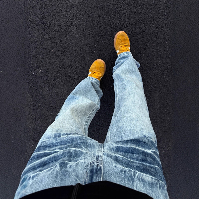 Men's Fashion Cargo Jeans with Slim Fit Cut Mune Fashion