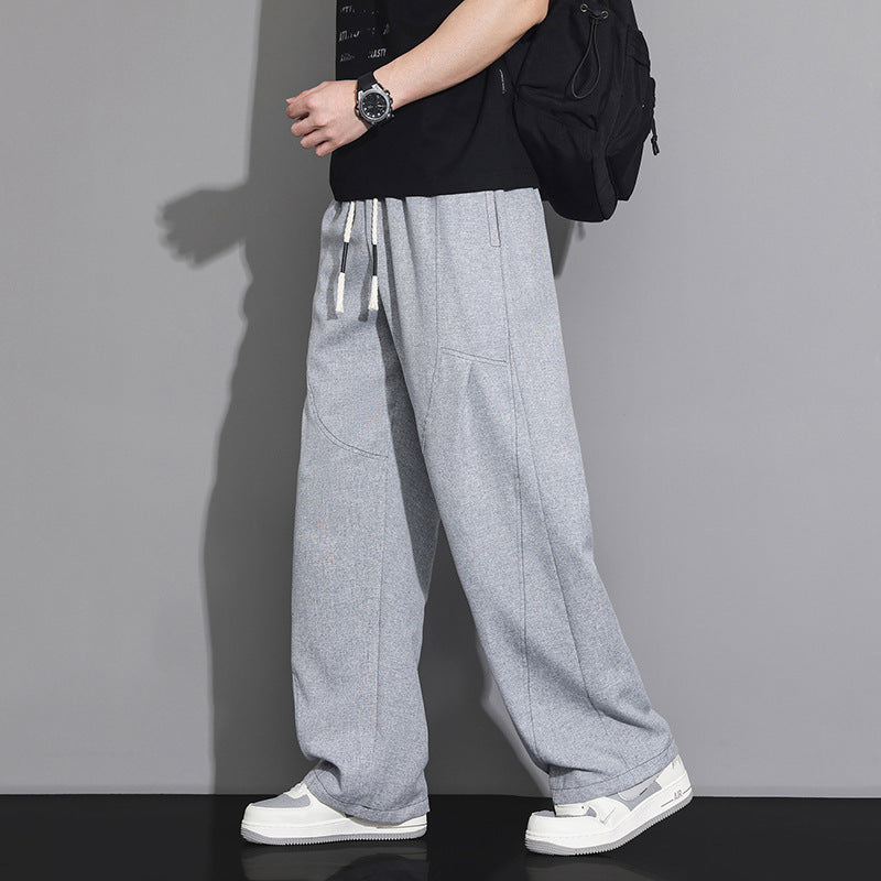 Men's Comfortable Cargo Pants with Loose Fit and Practical Pockets