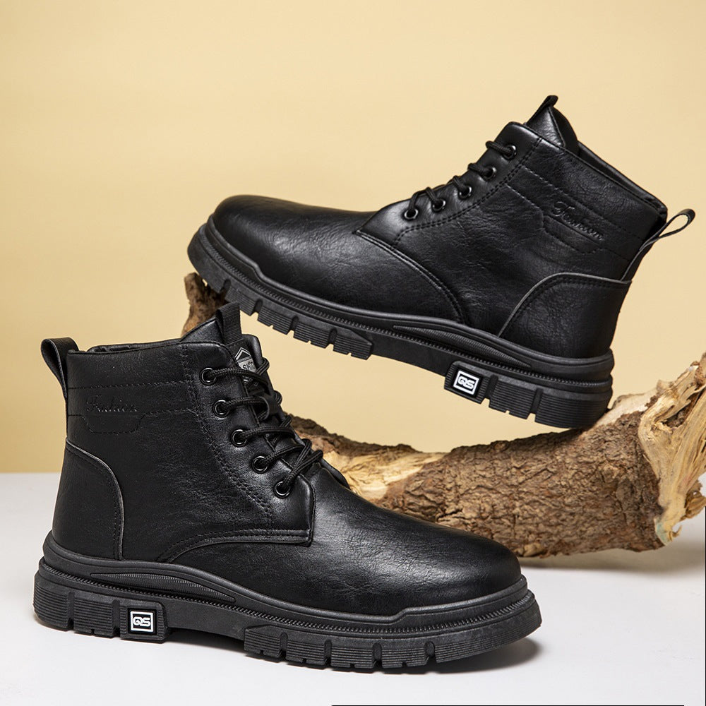 Men's Robust and Stylish Leather Boots Mune Fashion