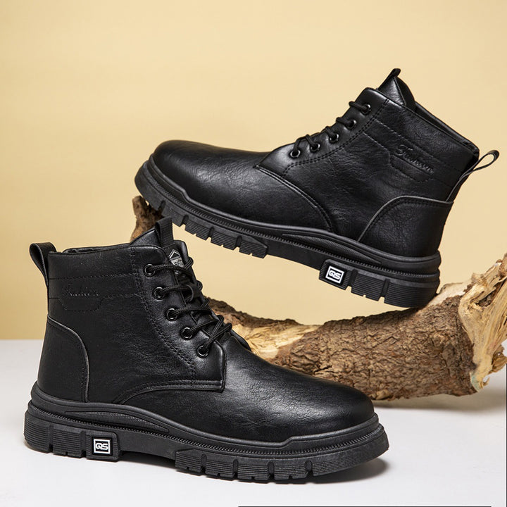 Men's Robust and Stylish Leather Boots Mune Fashion