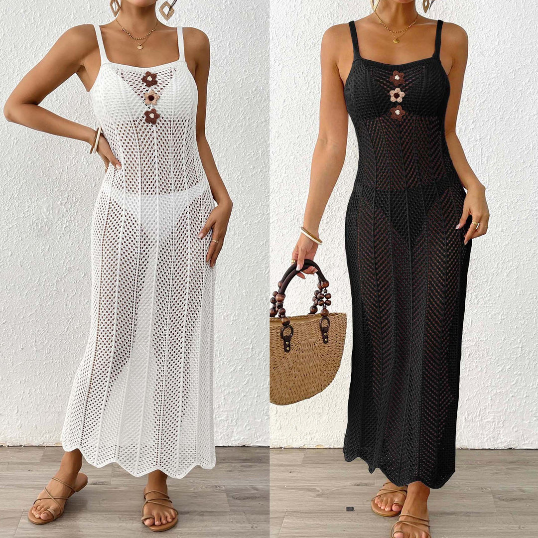 Women's transparent beach sarong with elegant design Mune Fashion