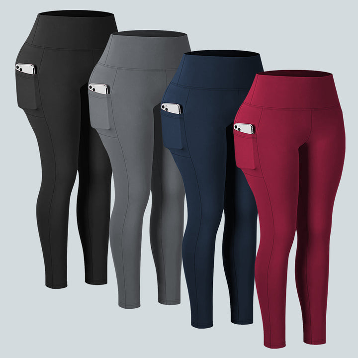 Women's capri training tights with high waistband, slim fit and side pockets Mune Fashion